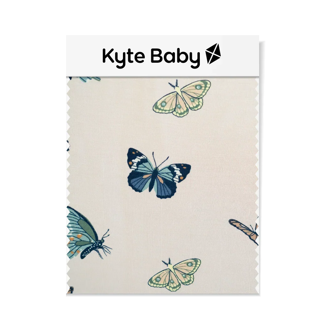 Bib in Blush Butterfly