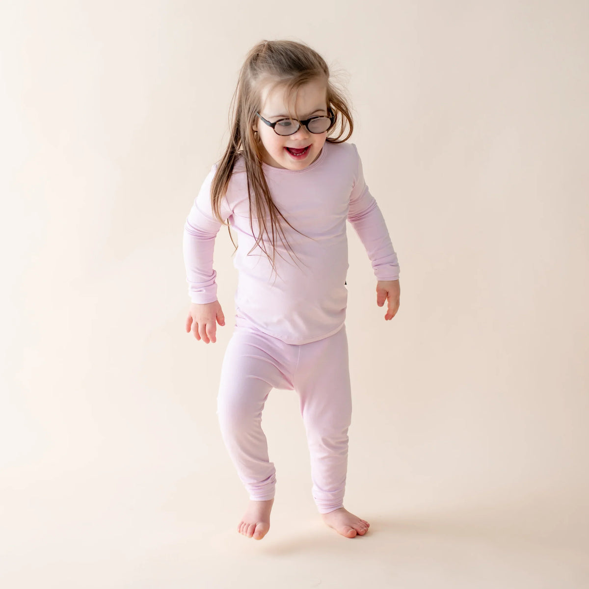 Long Sleeve Pajamas in Thistle