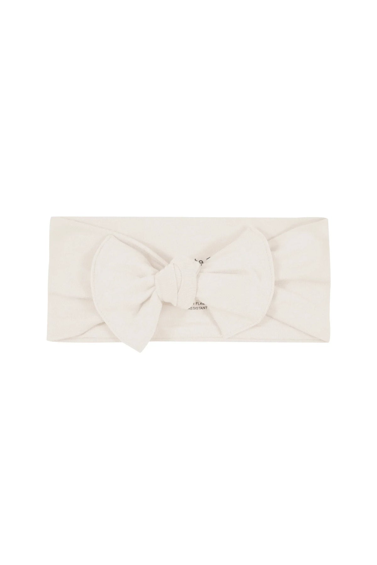 Knotted Bow Headband in Oat