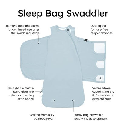 Sleep Bag Swaddler in Fog 1.0