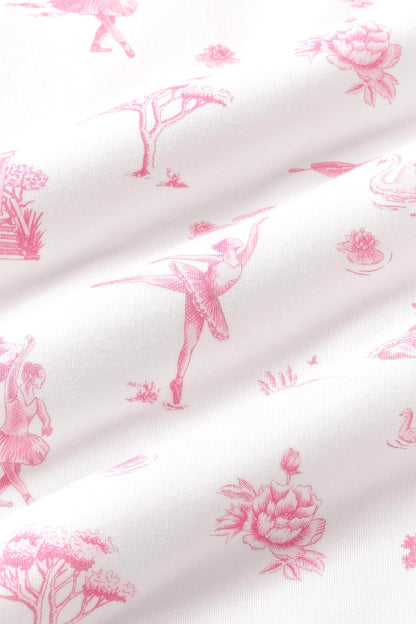 Toddler Blanket in Toile Ballet 1.0