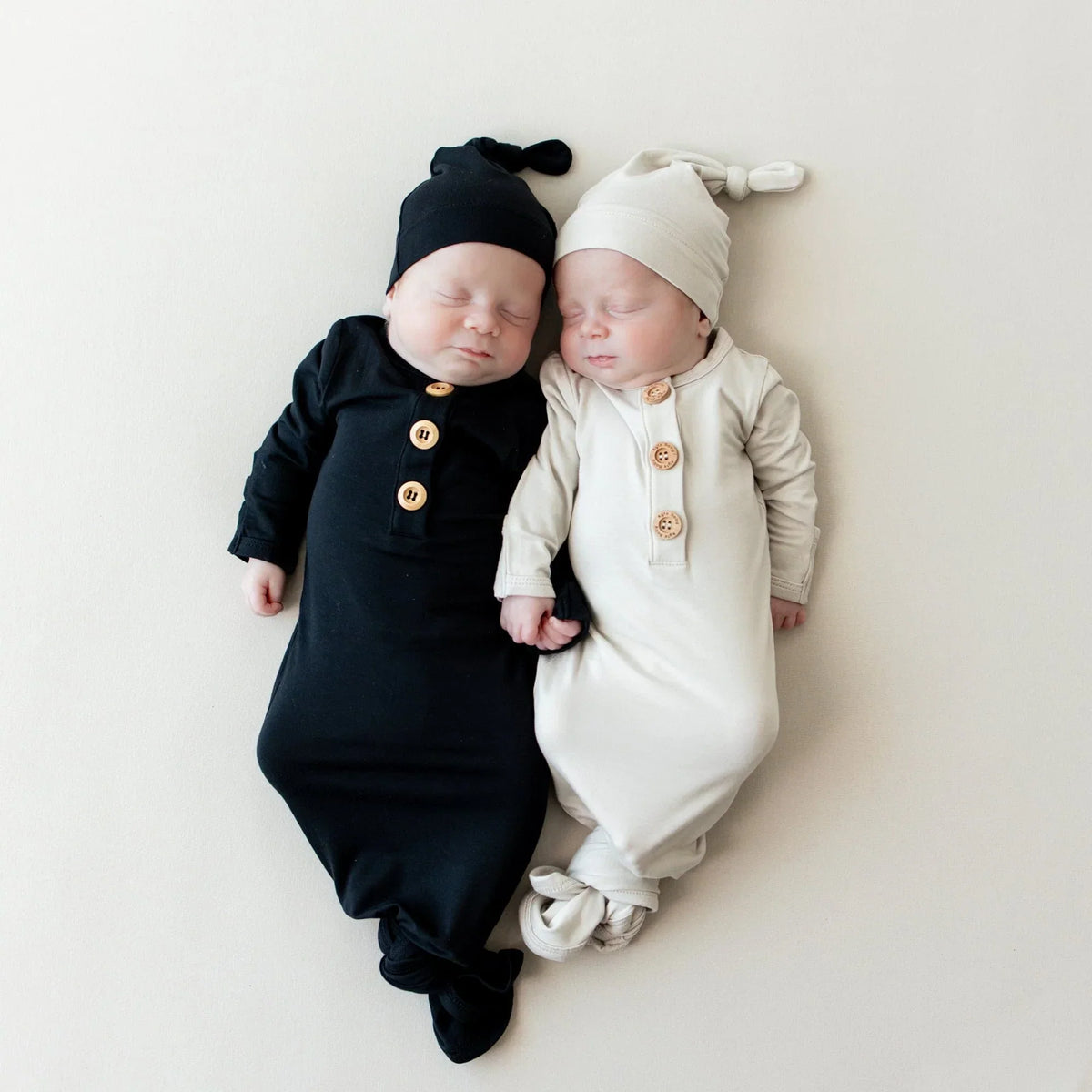 Knotted Gown with Hat Set in Midnight