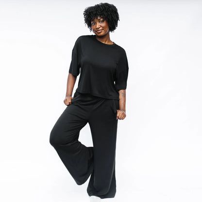 Women's Short Sleeve Tee in Midnight
