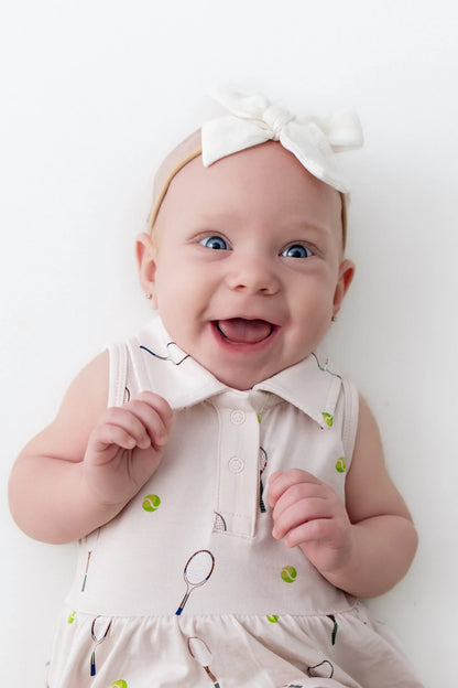 Polo Bodysuit Dress in Tennis