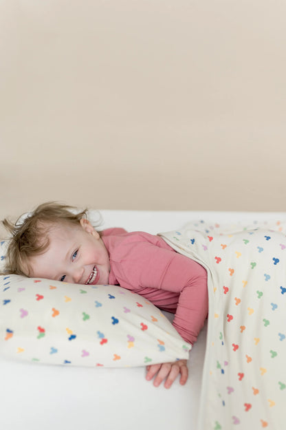 Toddler Blanket in Pastel Mickey Mouse 1.0