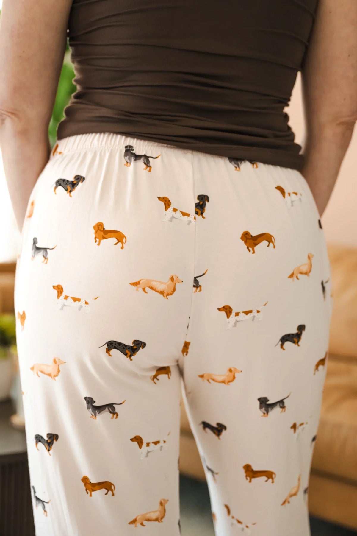 Women's Lounge Pants in Dachshund