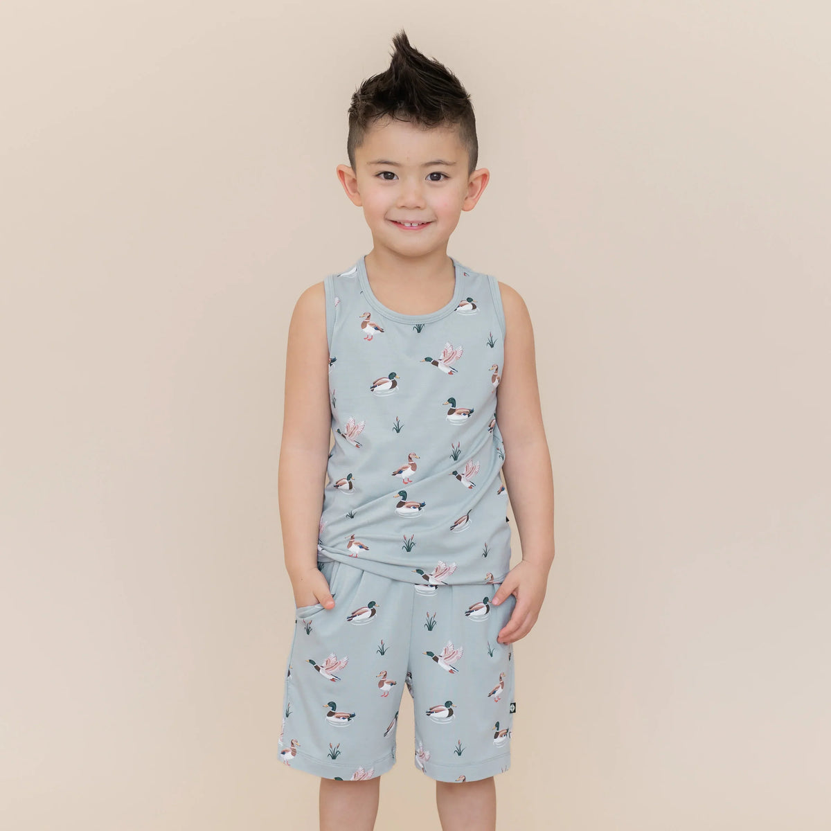Toddler Tank Top in Mallard Duck
