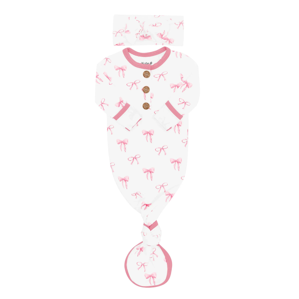 Knotted Gown with Bow Set in Bow