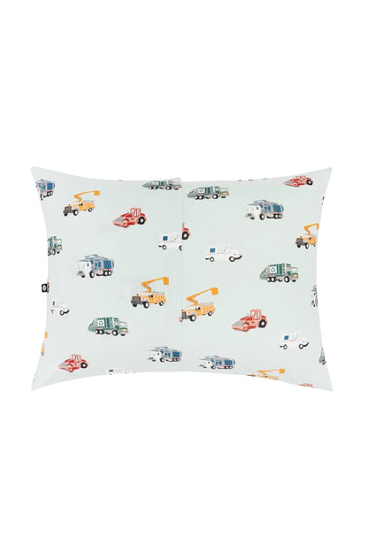 Toddler Pillowcase in City Vehicles