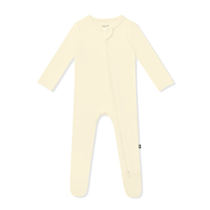 Zippered Footie in Chamomile