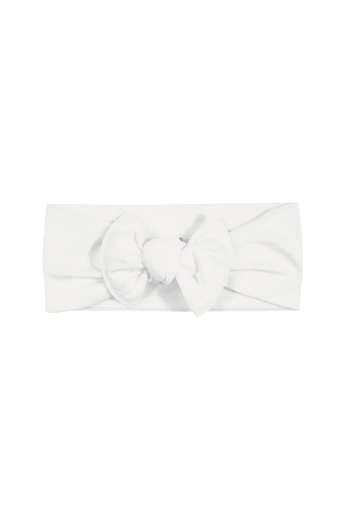 Knotted Bow Headband in Cloud