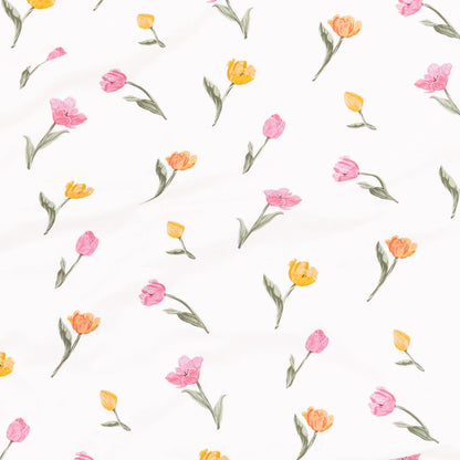Crib Sheet in Tulip